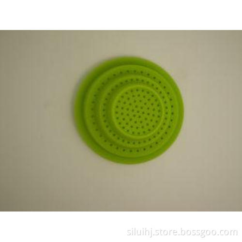 Green Silicone Dinnerware Mesh Silicone Funnel Flexible RoH